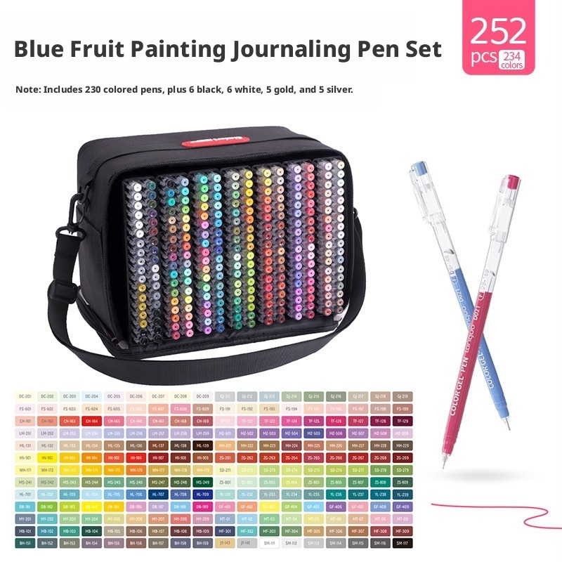 Copic Marker Sketch - 252Pcs 234 Colors Fine Tip Gel