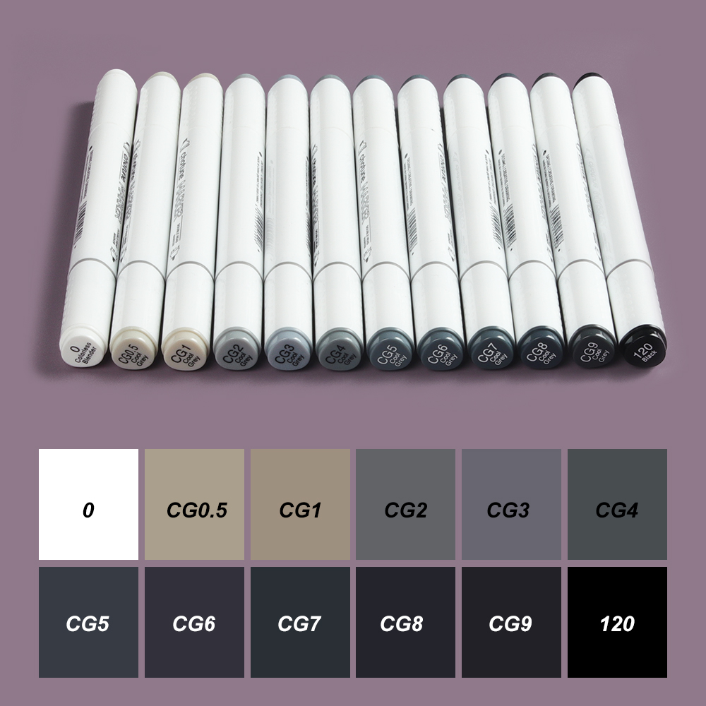 THOTUNE 12 Colors Warm Grey Co - Copic Marker Sketch 评论和价格