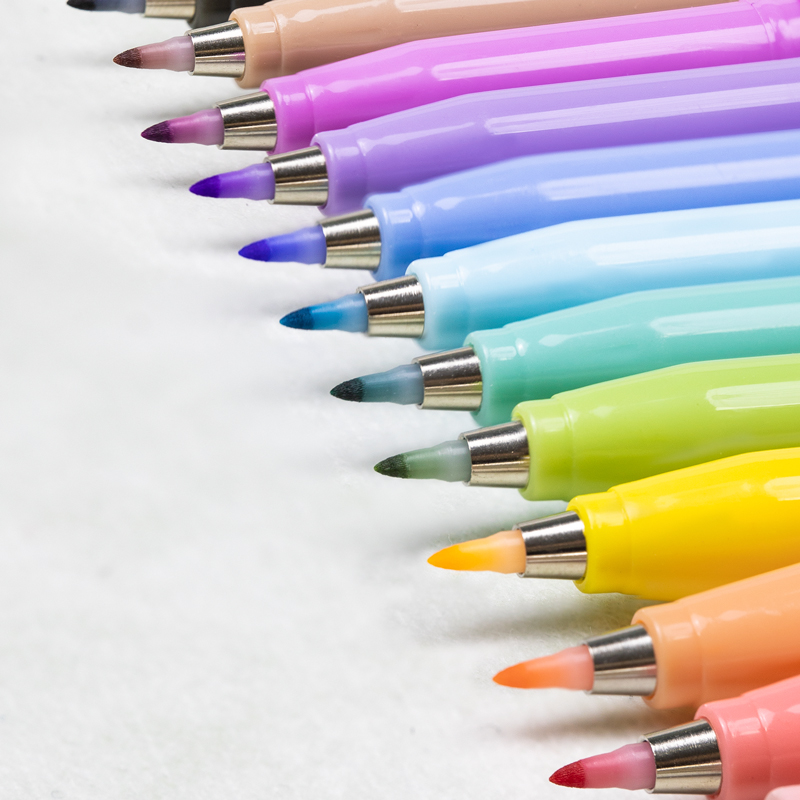 6Pcs Soft Brush Tip Marker Pen - Copic Marker Sketch 评论和价格