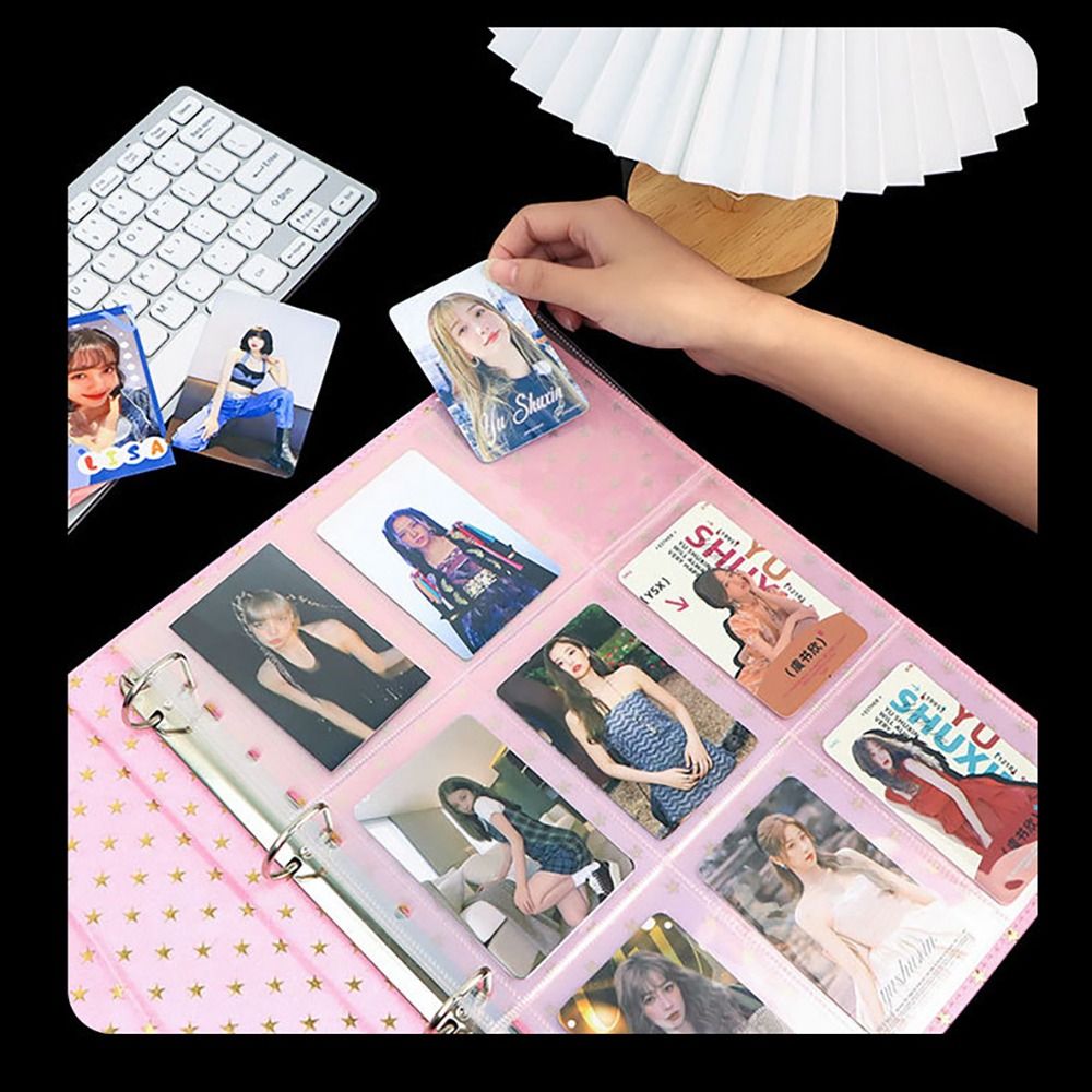 10Pcs A4 Kpop Binder Sheets Mu - Card Index Box 评论和价格