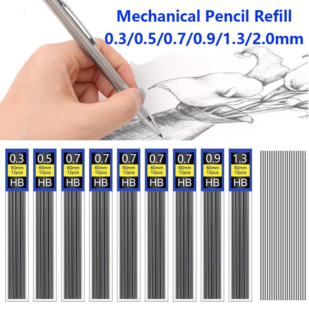 6 Boxes 0.3/0.5/0.7/0.9/1.3/2. - Mechanical Pencil 0.3 评论和价格