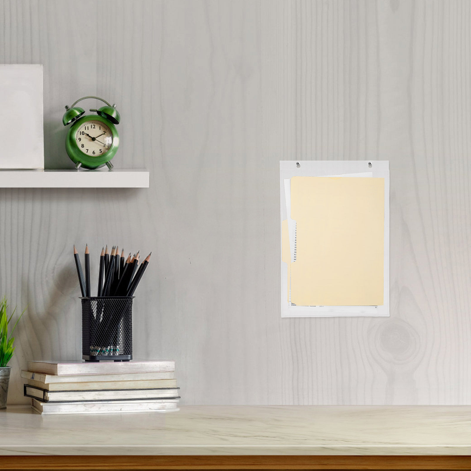 Clear Wall Mounted Acrylic Mag - Magazine Holder Rack 评论和价格