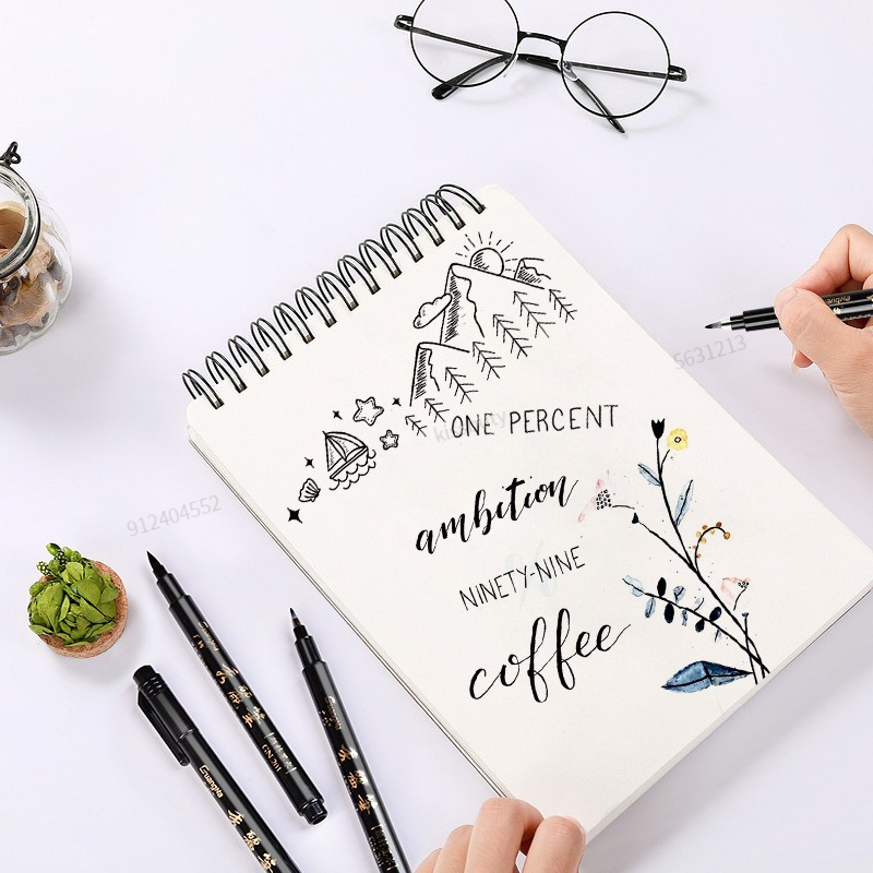 4Pcs/Set Calligraphy Pen Hand  - Copic Marker Sketch 评论和价格