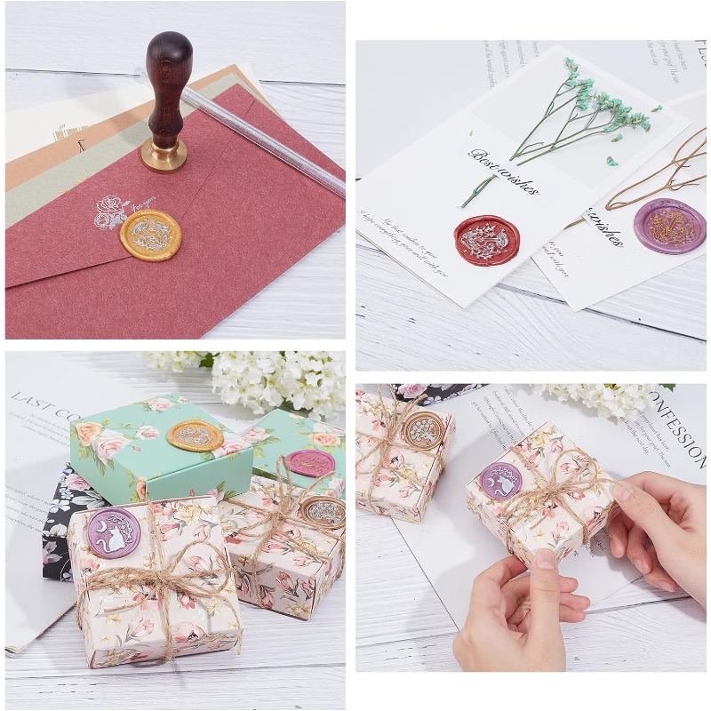 1 Set Castle Wax Seal Stamp Fi - Wax Seal Stamp Set 评论和价格