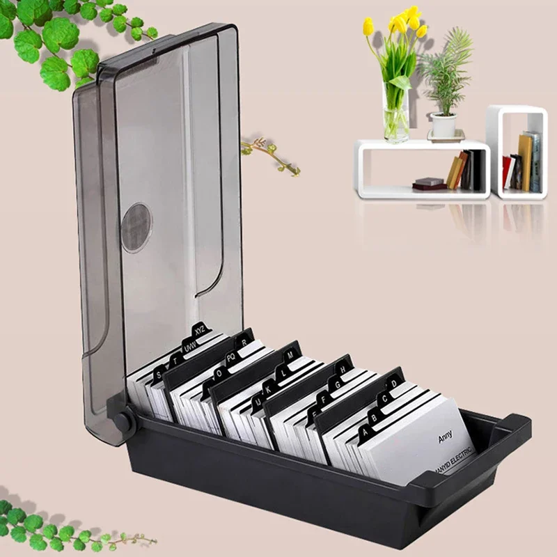 Business Card Holder, Plastic  - Card Index Box 评论和价格