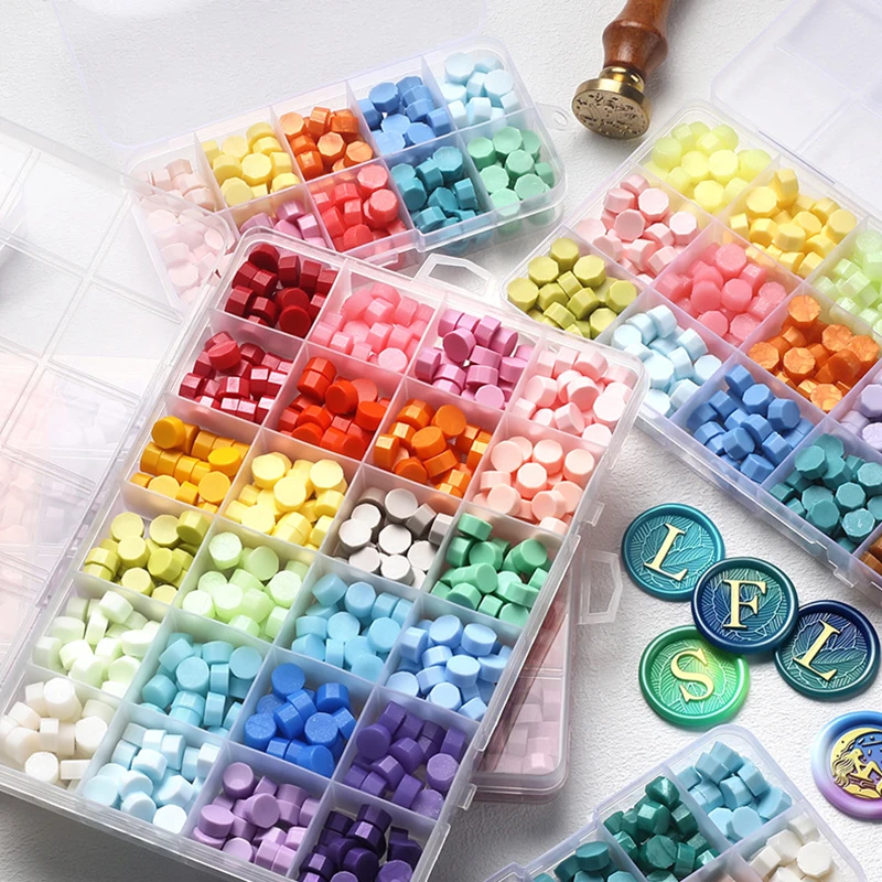 Retro Sealing Wax Beads Set 10 - Wax Seal Stamp Set 评论和价格