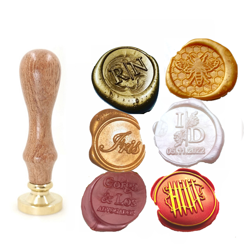 Custom Brass Wax Seal Stamp wi - Wax Seal Stamp Set 评论和价格